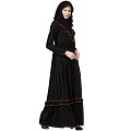 Designer Black Umbrella abaya Designer Black Umbrella abaya